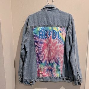 ACDC denim jacket NWT